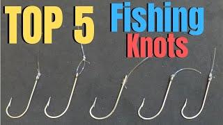 How to tie FISHING KNOTS  TOP 5 Fishing Knots