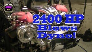 2400 HP BBC destroys dyno  Nelson Racing Engines.  NRE TV Episode 222.  Tom Nelson