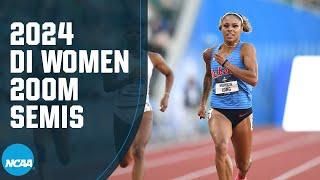 Womens 200m semifinals - 2024 NCAA outdoor track and field championships