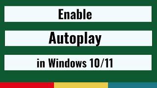 how to enable autoplay in windows 10 new