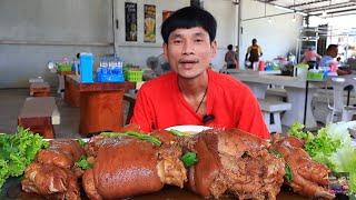 Challenge to eat 8kg of soft stewed pork trotters dipped in May spirit sauce Mukbang