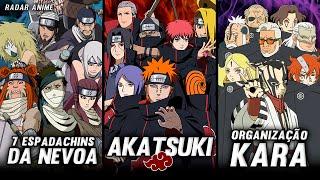 AS 10 ORGANIZAÇÕES MAIS TEMIDAS E PERIGOSAS DE NARUTO