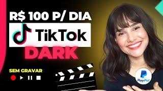 JEITO FÁCIL DE GANHAR DINHEIRO COM CORTES NO TIKTOK  Método novo de graça sem aparecer  PAYPAL