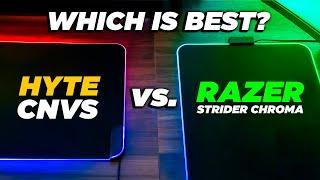 Ultimate RGB Mouse Pad Comparison  Razer Strider Chroma  Hyte CNVS