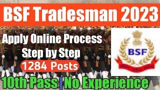 BSF Trademan Constable Apply TeluguBSF Apply Online 2023How to apply for BSF Tradesman 2023 Telugu