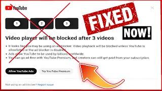 How to Remove YouTubes No Ad Blockers Popup Detection in just 1 minute  100% Working successfully