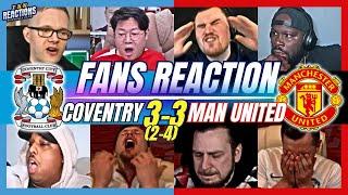 MAN UNITED FANS REACTION TO COVENTRY 23-34 MAN UNITED  FA CUP
