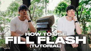 HOW TO USE Fill Flash Outdoor Portrait Photography Tutorial