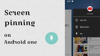 How to use Screen pinning on Android