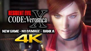 Resident Evil Code Veronica X【4K 】New Game - No Damage - Rank A