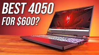Fastest RTX 4050 Gaming Laptop for $600 Acer Nitro 5 Review