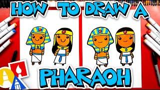 How To Draw An Ancient Egyptian King And Queen Pharaoh