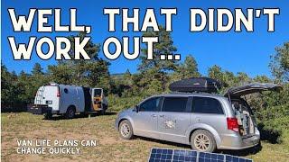 That Didnt Quite Work Out As Planned...‍️  Moving Through Colorado With Van Life Friends