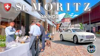 Schweiz St. MORITZ  Glamouröses Dorf inmitten der Berge 4K HDR  Sommer-Wanderung