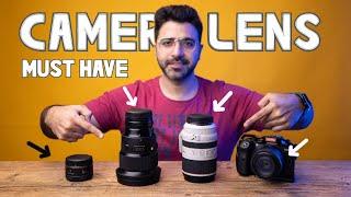 5 Camera Lenses every Photographer must have