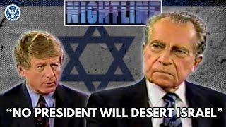 Why America Supports Israel  Richard Nixon on Nightline with Ted Koppel - January 7 1992