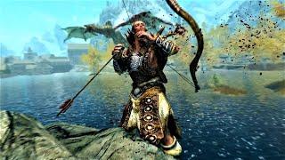 Skyrim - Realistic Death Physics Mod  Epic Kill CamsKill Moves  Ragdoll Physics Ep.1