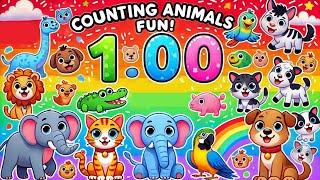 Counting Animals Fun  Aksana Family Tv  Nursery Rhymes + Kids Songs