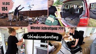 Vlog  Urlaubvorbereitung für Ungarn  Auto Putzen  Schrott wegschaffen #184