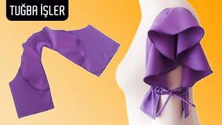 Nobody Believes its so Easy Unseen Method for Sewing Ruffle Butterfly Sleeves  Tuğba İşler