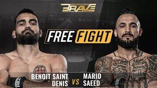 FREE MMA Fight  Benoit Saint Denis vs Mario Saeed  BRAVE CF 38