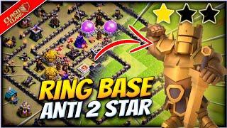 Th9 war base anti 2 starRing base w proof replays Clash of Clans