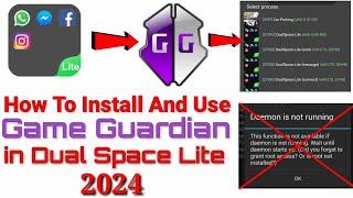 How to Download and Install Game Guardian in Dual Space in Android 11 12 13 14 2024