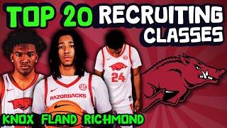 Meet The Recruits - Arkansas  Top 20 College Basketball Recruiting Class Rankings