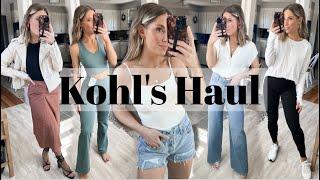 $1000 Kohls Try On Haul  Spring Capsule Wardrobe From Kohls