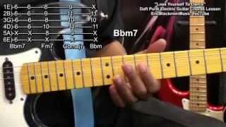 LOSE YOURSELF TO DANCE Daft Punk Guitar Lesson Nile Rodgers @EricBlackmonGuitar