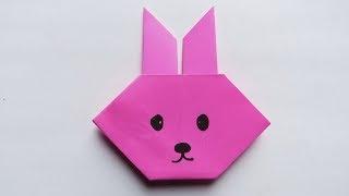 Como Hacer una Carita de Conejo de Papel FácilORIGAMI