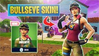 *NEW* Bullseye Skin in Fortnite Bullseye Skin Gameplay