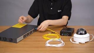 Application of PoE Gigabit RJ45 to SFP Media Converter  FS