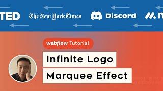 Infinite Logo Marquee Scroll Effect in Webflow  Tutorial