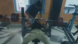 100kg bench press.