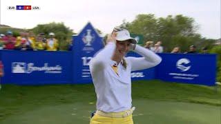 Emily Kristine Pedersen makes a HOLE-IN-ONE  2023 Solheim Cup