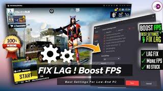 Gameloop Lag Fix 2024  Best Settings For Low End PC & Laptop
