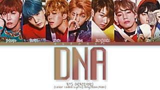 BTS 방탄소년단 DNA Japanese Version Color Coded Lyrics EngRomKan