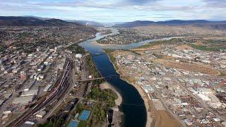 490. The end of Summer Water Level in South Thompson River Kamloops Sep 21 2024