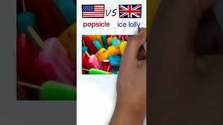 American English VS British English part8 #shorts اللهجة الامريكية والبريطانية