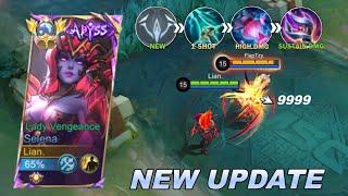 NEW UPDATE SELENA NEW UPDATED ONE SHOT BUILD THAT YOU MUST TRY wtf is this real?