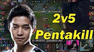 Insane Clearlove 2v5 Graves Pentakill in the Demacia Cup