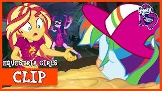 Twilight and Sunset Find Rainbow Dash  MLP Equestria Girls  Spring Breakdown Full HD