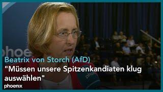 AfD-Parteitag Interview mit Beatrix von Storch stellvertretende AfD-Fraktionschefin  29.06.2024