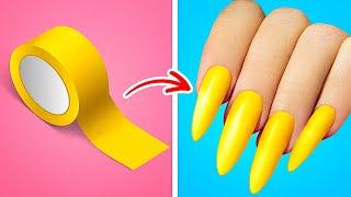 25 Simple Manicure Tricks  Cool Nail Designs And Annoying Problems With Long Nails