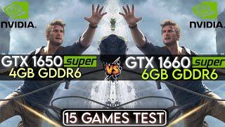 GTX 1650 Super vs GTX 1660 Super  15 Games Test In Mid 2023 
