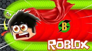 YILAN OLDUM HER ŞEYİ YEDİM  Roblox Slither Simulator