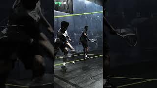 Relive the monstrous performance of Hamza Khan in Semis of the Asian Jr. Squash Championship 
