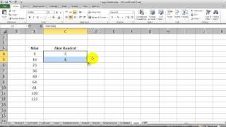 Cara Menghitung Nilai Akar Kuadrat dengan Fungsi SQRT Excel