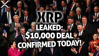 RIPPLE XRP - DEAL CONFIRMED TODAY CONGRESS INITIATES PURCHASE OF XRP AT $10000 IMMINENT FLIP